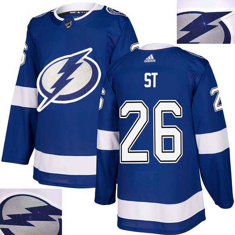 Lightning #26 ST Blue With Special Glittery Logo Adidas Jersey